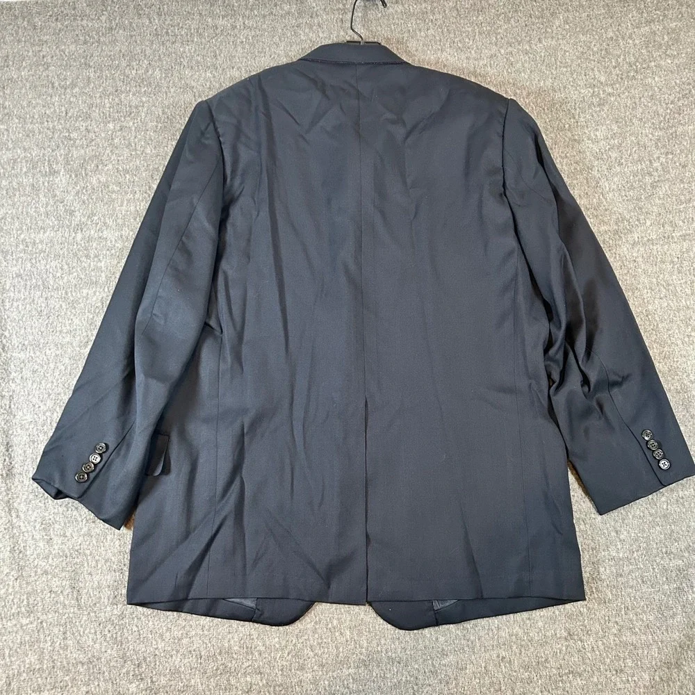 Oxxford Clothes Neiman Marcus Renaissance N3 Navy Super 100s Wool Blazer 44R Men